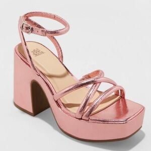 Wild Fable Pink Platform Heels